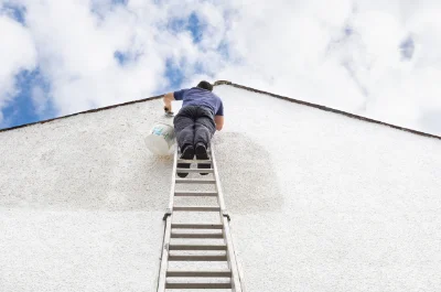 Peinture extérieure à Léren — façades et ravalement